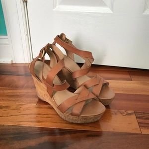 Franco Sarto Wedged Sandals